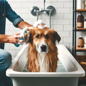 Обработка собак от клещей