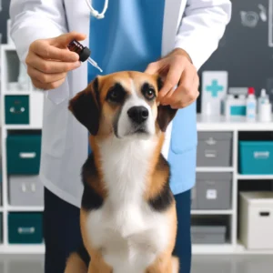 Обработка собак от клещей