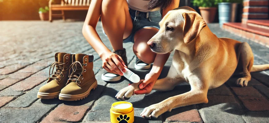 Ожоги лап у собак